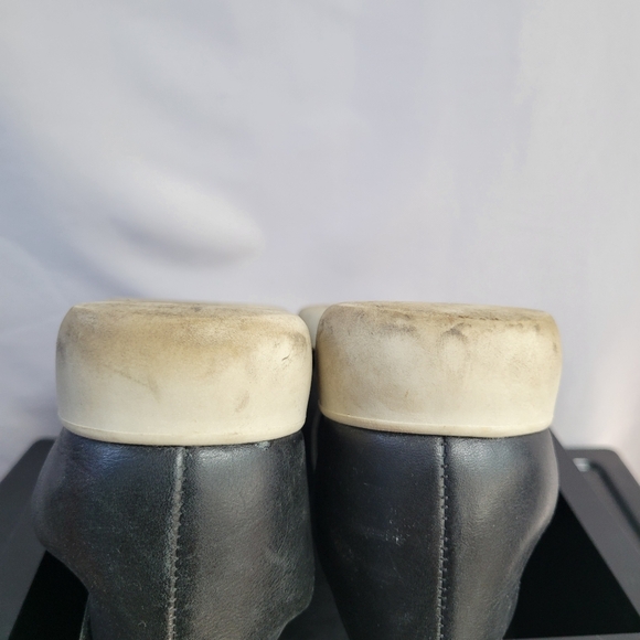 The Flexx Front Row Open Toe Leather Sandals Black Vacchetta 9 - Picture 11 of 14